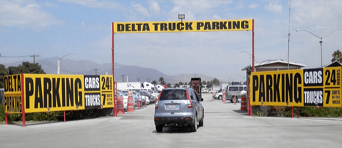 Parking near CBX Tijuana Airport in Otay Mesa